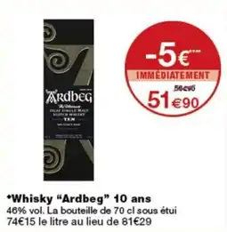 Monop' Ardbeg Whisky offre