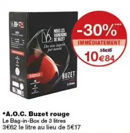 Monop' BUZET A.O.C. Buzet rouge offre