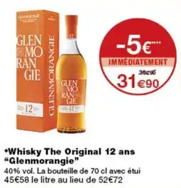 Monop' Glenmorangie Whisky The Original 12 ans offre