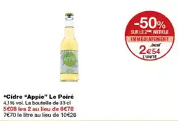 Monop' Appie Cidre Le Poiré offre