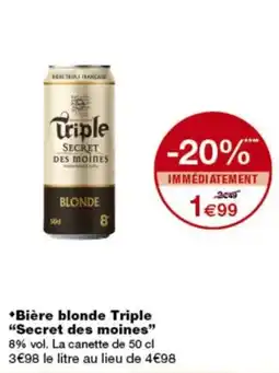 Monop' Triple Secret des moines offre