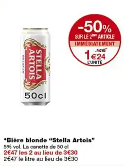 Monop' Stella Artois offre