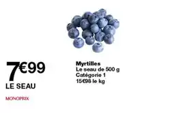 Monop' Myrtilles offre