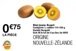 Monop' Zespri Kiwi jaune offre