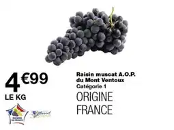 Monop' Raisin muscat A.O.P. du Mont Ventoux offre
