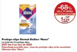 Monop' Nana Protège-slips Normal Dailies offre