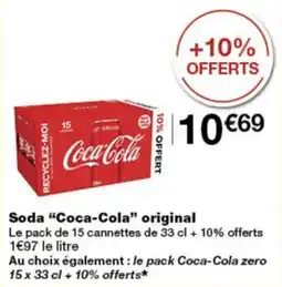Monop' Coca-Cola Soda offre