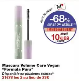 Monop' Eco Cosmetics Mascara Volume Care Vegan offre