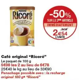 Monop' Ricoré Café original offre