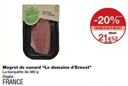 Monop' Le domaine d'Ernest Magret de canard offre
