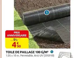 Rural Master Toile de paillage 100 g/m² offre