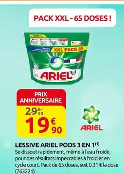 Rural Master Ariel lessive pods 3 en 1(1) offre