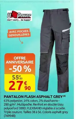 Rural Master U power pantalon flash asphalt grey offre