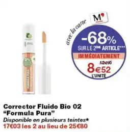 Monop' Formula Pura Corrector Fluido Bio 02 offre