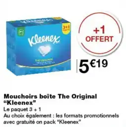 Monop' Kleenex Mouchoirs boîte The Original offre