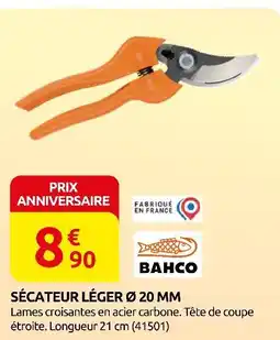 Rural Master Bahco sécateur léger offre