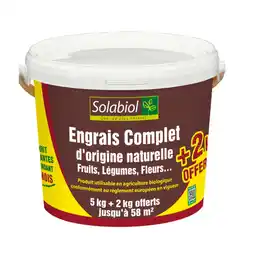 Gamm vert Engrais complet solabiol offre