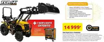 Tom-k tracteur tr-30 + chargeur
