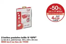 Monop' GPV boîtes postales offre