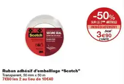 Monop' Scotch Ruban adhésif d'emballage offre