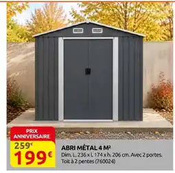 Rural Master Abri métal offre