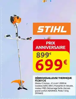 Rural Master Stihl débroussailleuse thermique fs 261 c-e offre