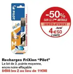 Monop' Pilot Recharges FriXion offre