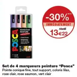 Monop' Posca marqueurs peinture offre
