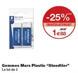 Monop' Staedtler Gommes Mars Plastic offre