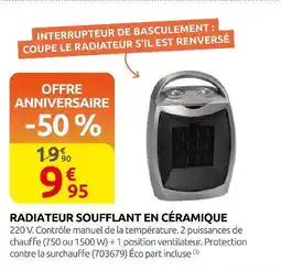 Rural Master Radiateur soufflant en céramique offre