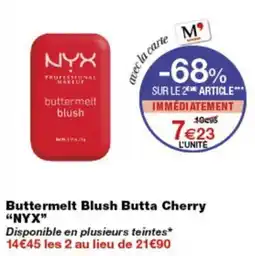 Monop' NYX Buttermelt Blush offre