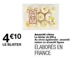 Monop' AMORE Amaretti citron offre