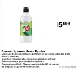 Monop' Sodastream Concentré Seven Up zéro offre