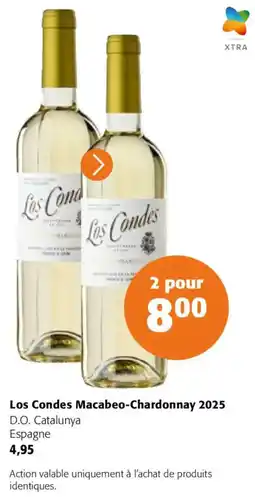 Colruyt Los Condes Macabeo-Chardonnay 2025 offre