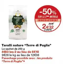 Monop' Taralli nature offre
