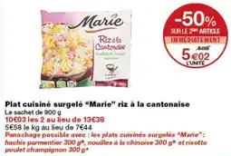 Monop' Marie Riz à la cantonaise offre