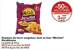 Monop' McCain Pommes de terre surgelées offre