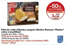 Monop' Findus Filet de colin d'Alaska offre