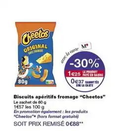 Monop' Cheetos - biscuits apéritifs fromage offre