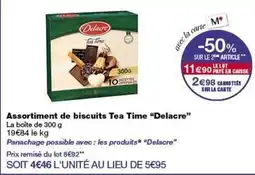 Monop' Delacre - assortiment de biscuits tea time offre