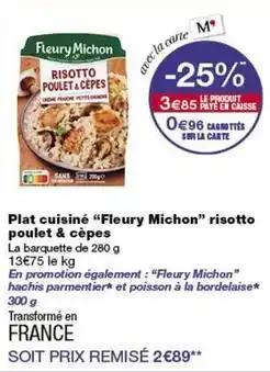 Monop' Fleury michon - plat cuisine offre