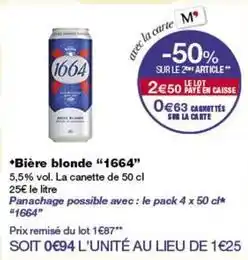 1664 - bière blonde