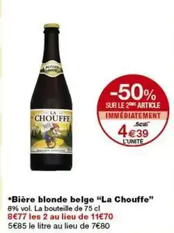 Monop' La chouffe - bière blonde belge offre