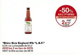 Monop' Bière new england ipa offre