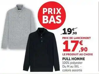 Super U Pull homme offre