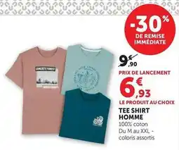 Super U U collection - tee shirt homme offre