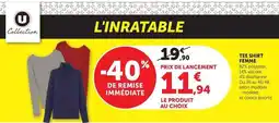 Super U U collection - tee shirt femme offre