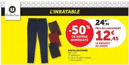 Super U U collection - pantalon femme offre