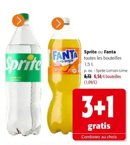 Colruyt Sprite ou Fanta offre