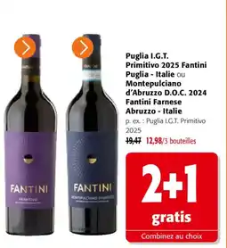 Colruyt Fantini Puglia I.G.T. Primitivo offre